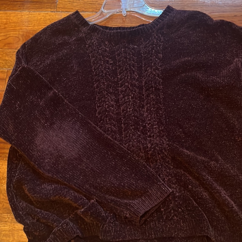 Sonoma xL knit sweater in dark purple